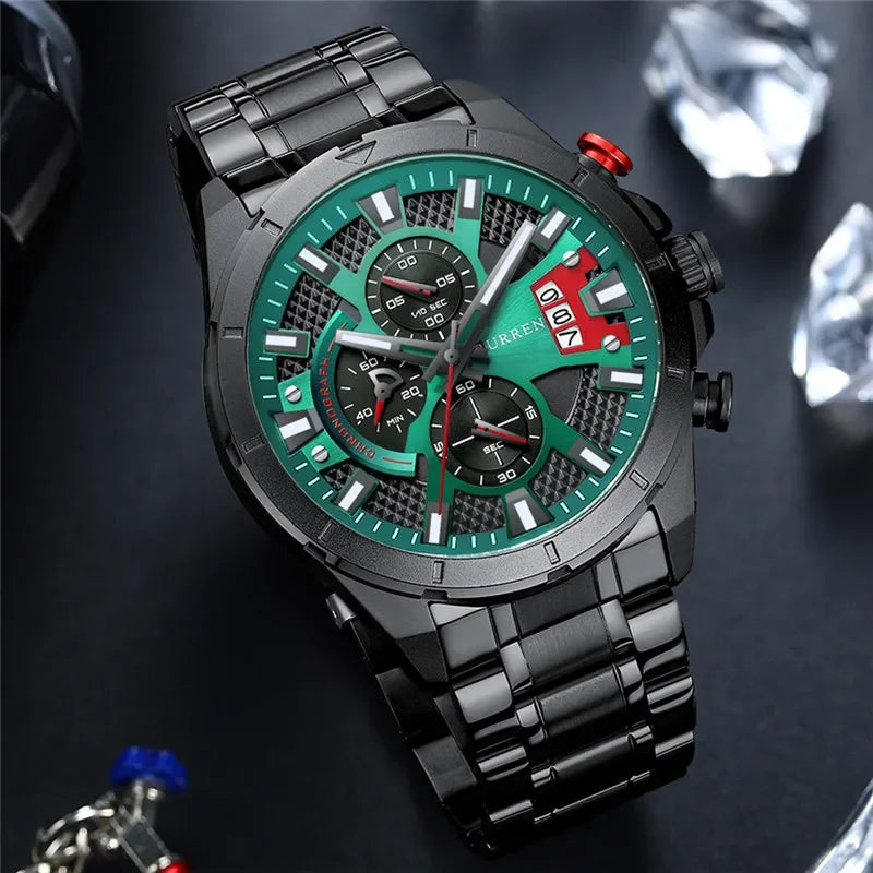 CURREN Watch Luxury 8401