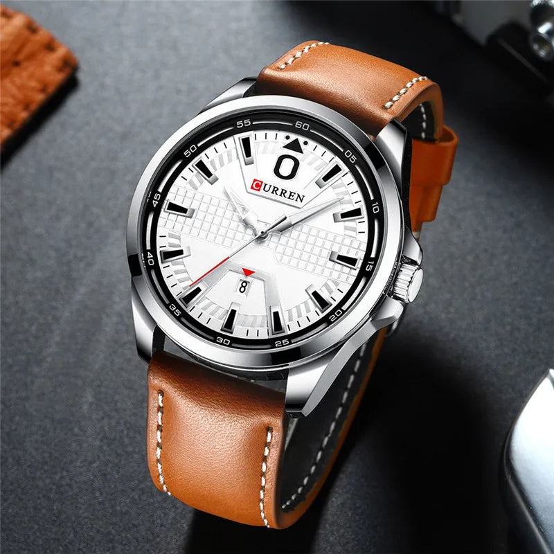 CURREN 8365 Luxury Leather