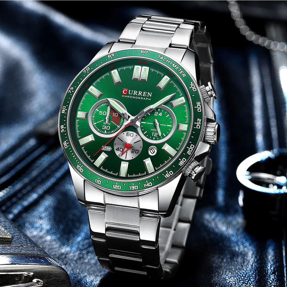 CURREN 8418 Steel Strap Watch