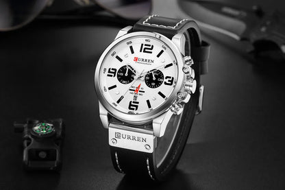 Curren 8314 Men Watch Leather